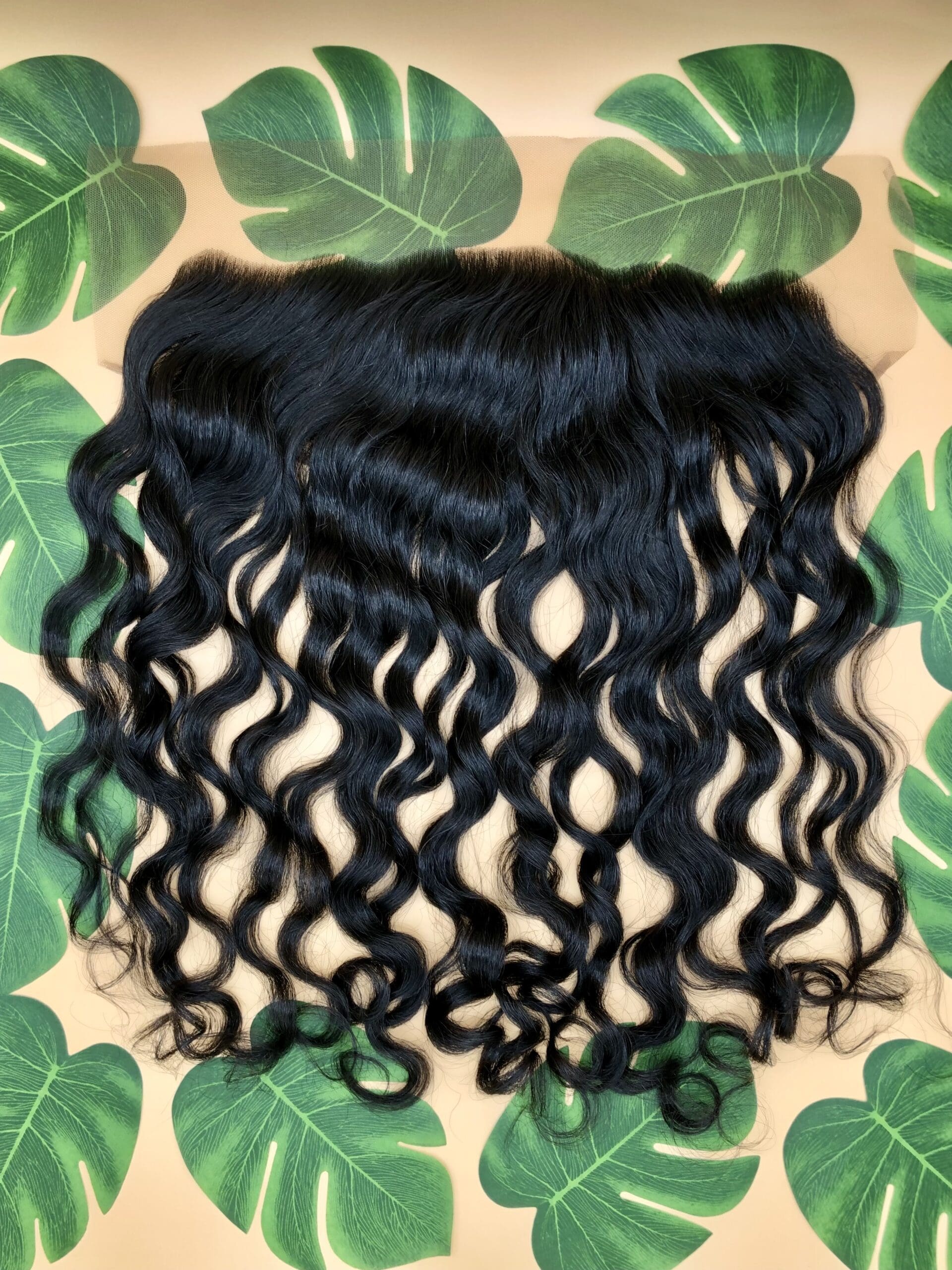 Raw Indian Curly Frontal